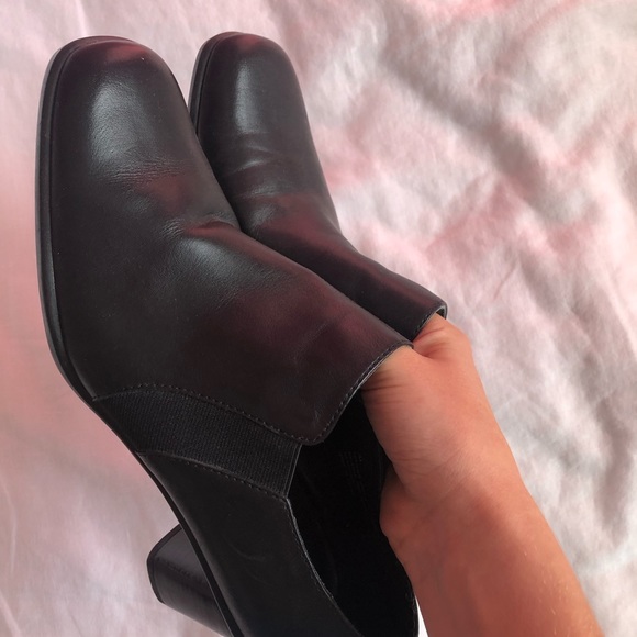 Chico’s Black Leather Booties - Picture 2 of 6